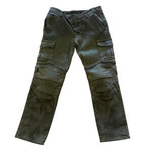 Ugly Bros Mens Polyurethane Cargo Pants Knee/Hip Pads Motorcycle Biker Sz 27